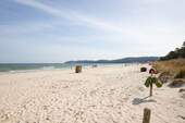 Der feinsandige Strand von Binz - 