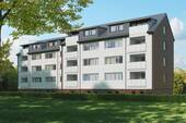 Entwurf Ansicht nach DG-Ausbau - Mehrfamilienhaus, Wohnhaus in Wentorf zum Kaufen