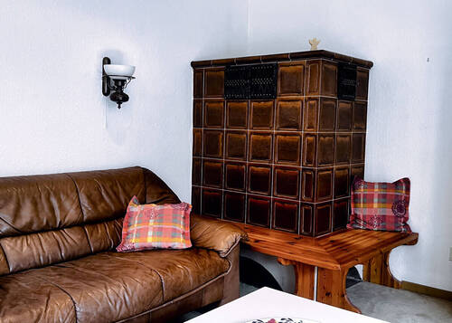 Kaminofen im Wohnzimmer - Einfamilienhaus mit 178,50 m&sup2; in Wulfsen zum Kaufen