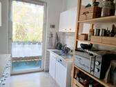 Küche mit Balkonzugang - 3 Zimmer Etagenwohnung in Nürnberg