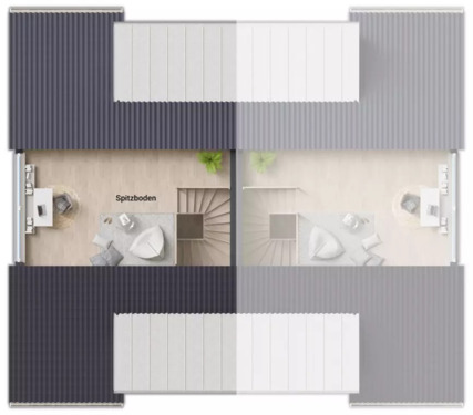 Ausgebauter Dachgeschoss möglich - 