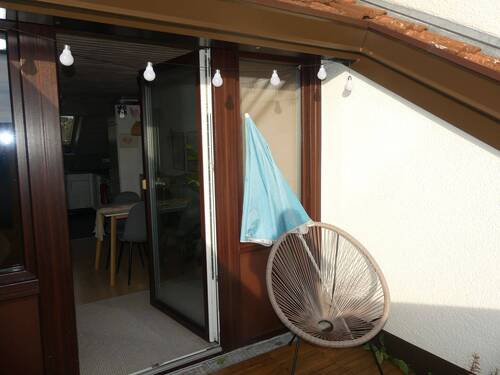 Ausgang auf die Dachterrasse - 