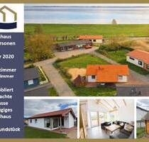 *Näher kommen Sie nicht an die Nordsee* Junges Ferienhaus aus 2020 mit Vollausstattung direkt am Deich - Butjadingen Eckwarden