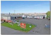Titel neu - 2100 m² Hallen-und Bürofläche, gut sichtbar in Fuldabrück-Bergshausen