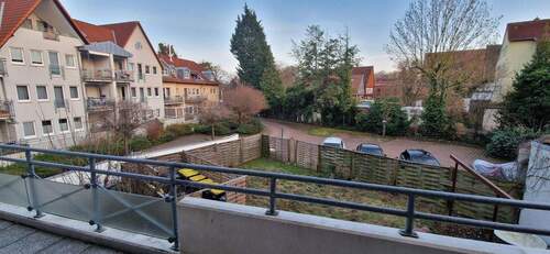 Blick von der Terasse - 3 Zimmer Etagenwohnung zur Miete in Stadthagen