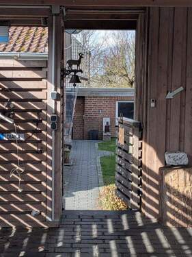 Von Garage Blick in den Garten - 