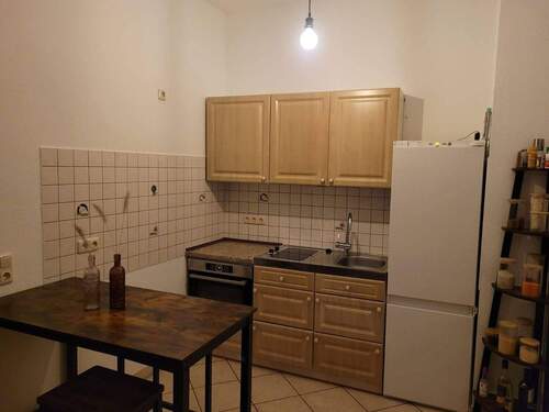 Küchenecke im Wohn-/ Schlafbereich - Etagenwohnung mit 37,00 m&sup2; in Görlitz zur Miete