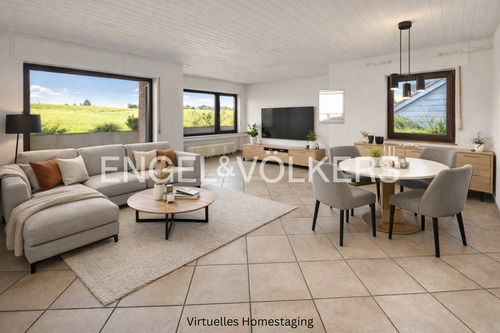 Virtuelles Homestaging - 3 Zimmer Etagenwohnung in Mettmann-Metzkausen