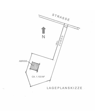 Lageplanskizze - 