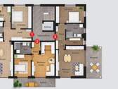 Grundriss Wohnung 3 - 