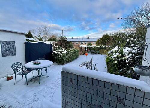 Garten nach Schneefall - 