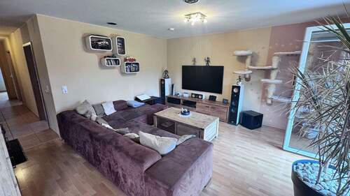 Wohnzimmer - 4 Zimmer Bungalow in Flensburg