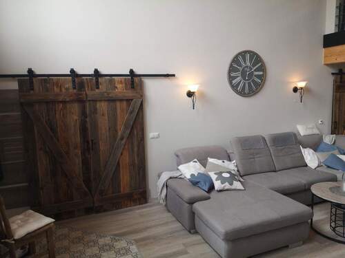 Holzschiebetür z.Schlafbereich - 