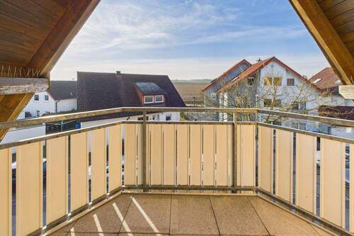 Balkon mit Ausblick - 2 Zimmer Etagenwohnung zur Miete in Bad Wimpfen