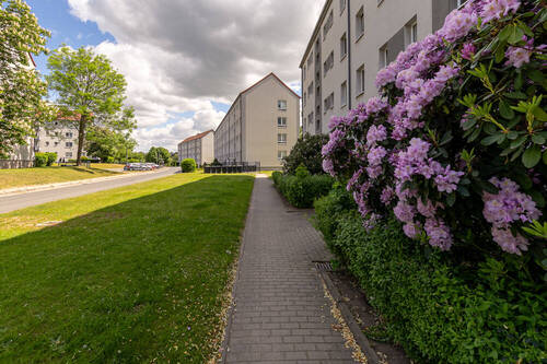 Außenansicht - 3 Zimmer Etagenwohnung in Riesa