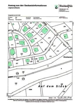 Lageplan Baugebiet - 