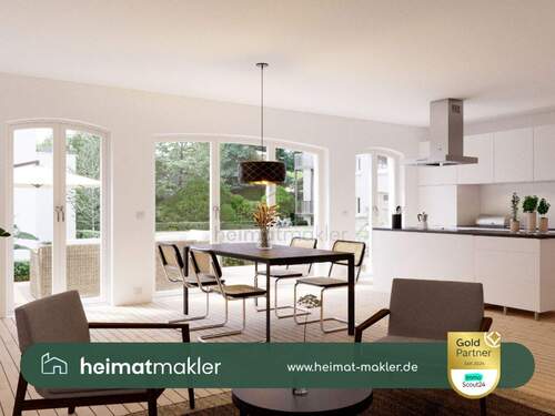 Einrichtungsbeispiel offener Wohn- Essbereich - 