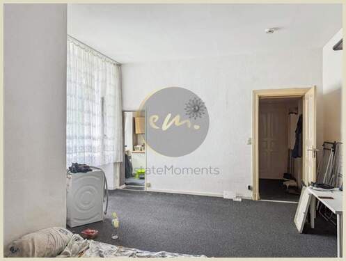 Wohnen/Schlafen (aktuell) - 1 Zimmer Etagenwohnung in Berlin