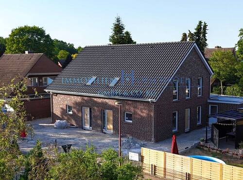 Ansicht - K 594-1 - Neubauprojekt in Lingen-Damaschke! Attraktive 2-Zimmer-Erdgeschosswohnung mit separatem Eingang, Terrasse und großem Garten!