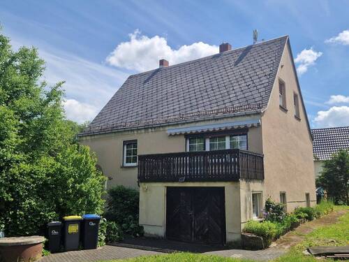 Vorderansicht - Ein-Zweifamilienhaus in Geithain