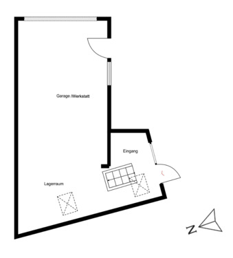 Nebengebäude Garage - Werkstatt - Weinkeller - 