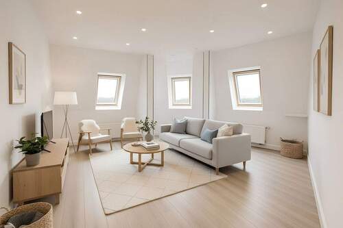 Wohnzimmer KI-Visualisierung - 