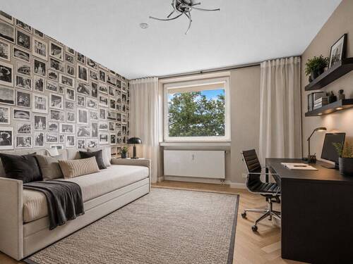 Gästezimmer, Büro virtuell möbliertt - Etagenwohnung mit 75,00 m&sup2; in Hannover / Anderten zum Kaufen