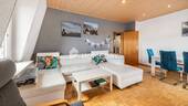 Wohnzimmer 2 - Etagenwohnung mit 108,00 m&sup2; in Donaueschingen zum Kaufen