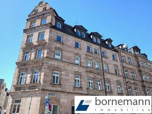Hausansicht - Nähe Rosenaupark, Pegnitzgrund + Altstadt! Renovierte 4-Zi.-Altbauwohnung!