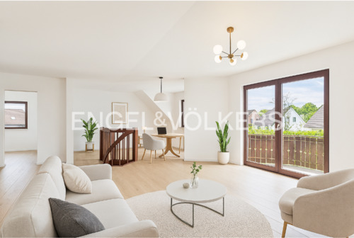 Visualisierung - Wohnen OG - 7 Zimmer Einfamilienhaus in Krefeld