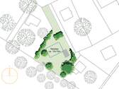 Baugrundstück mit Skizze Neubau - 