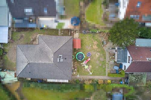 Luftbild - IST Stand - Grundstück in Hamburg / Poppenbüttel zum Kaufen