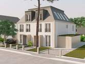 Visualisierung - Außenansicht - Neubau-Doppelhaushälfte mit Stil & Komfort in Hanau - Hohe Tanne