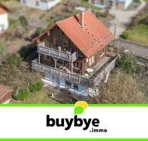 Hilders: Ferienhaus Holzblockhaus mit 2 Ferienwohnungen + Kellerwohnung inkl. Schäferwagen