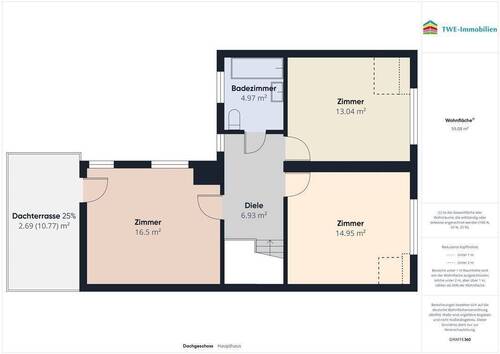 Dachgeschoss Haupthaus - 