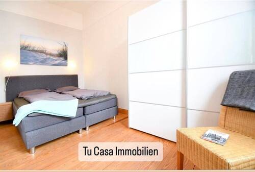 Schlafzimmer - 2 Zimmer Etagenwohnung in Norderney