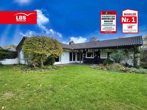 Hausansicht - Freistehender, gepflegter Bungalow in bevorzugter Wohnlage von Marl-Drewer!