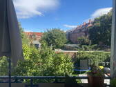 Blick aus dem Balkon - 3 Zimmer Etagenwohnung zur Miete in Erfurt