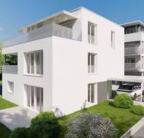 Modernes Wohnen in zentraler Dorflage von Lörrach-Brombach, 3-Zi.-Dachgeschoss-Wohnung mit großem Balkon