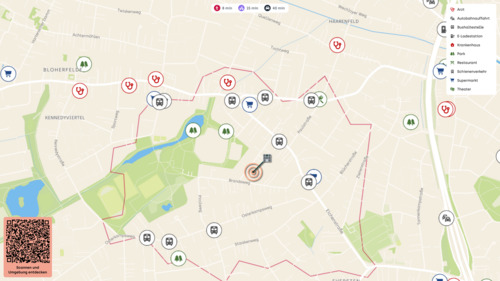 Interaktiver Lageplan auf HI-Website - 