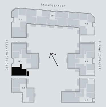 Lage im Komplex - 