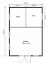 Grundriss Blockhaus 2 - 