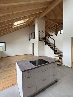 Wohnküche - 4-Zimmer Galerie Whg. am Ortsrand - Wohnen mit Blick ins Grüne