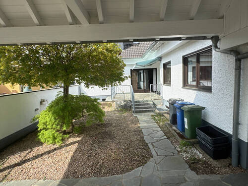 Blick auf Terrasse - 