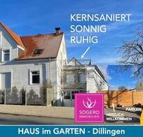 Dillingen 3-Zi-Haus, Garten, Stellplatz, hochwertig KERNSANIERT - Friedrichsdorf