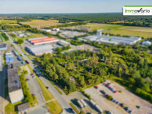 Luftaufnahme - Gewerbegrundstück in Gardelegen in Top Lage an der B71 und B188 zu verkaufen!