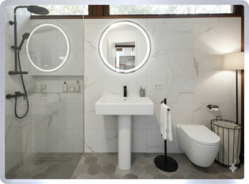 Wohnbeispiel Badezimmer - 