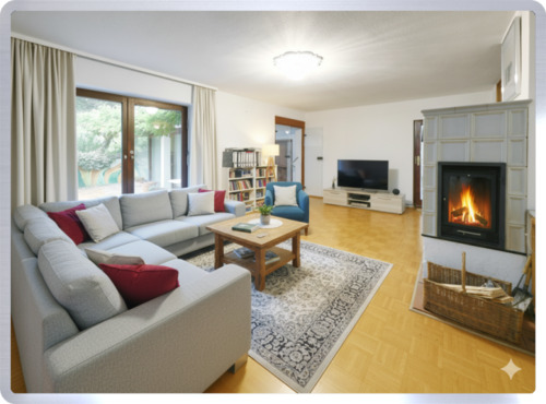 Wohnbeispiel Wohnzimmer - 3 Zimmer Etagenwohnung zum Kaufen in Eltville