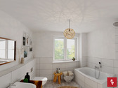 Visualisierung Badezimmer Wohnung 1 - 