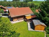 Luftbild Garten - 3 Zimmer Einfamilienhaus zum Kaufen in Taufkirchen (Vils)